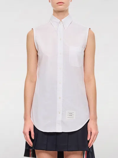 THOM BROWNE SHIRT THOM BROWNE WOMAN COLOR WHITE,G58098001