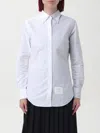 Thom Browne Point-collar Shirt In Weiss