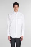 Thom Browne Button Down Shirt In White
