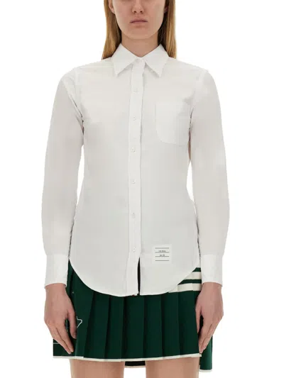 Thom Browne Shirt With Logo In White