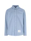 Thom Browne Collared Shirt With Cuffs And Pocket