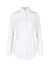Thom Browne Women Logo Stripe Classic Shirt