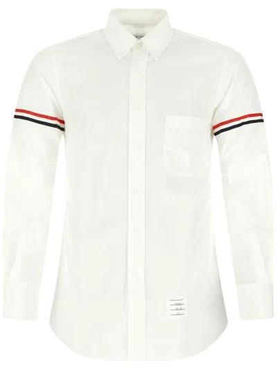THOM BROWNE THOM BROWNE POPLIN ARMBAND CLASSIC SHIRT