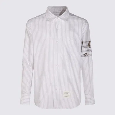 THOM BROWNE SHIRTS MED GREY