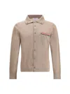 Thom Browne Virgin Wool Cardigan In Neutral