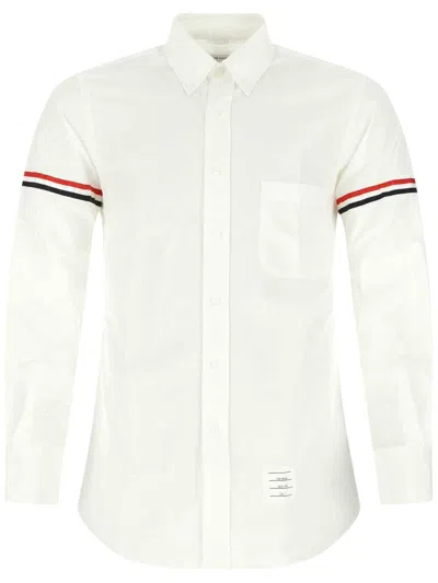 THOM BROWNE THOM BROWNE POPLIN ARMBAND CLASSIC SHIRT CLOTHING
