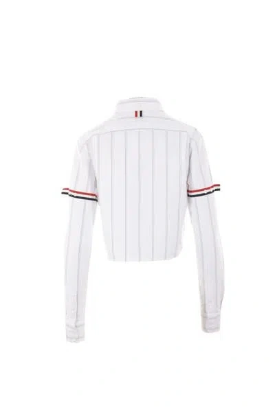 Thom Browne White Cotton Shirt