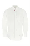 Thom Browne Signature Grosgrain Placket Shirt In White