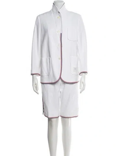 Pre-owned Thom Browne Short Set In White