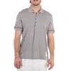 Thom Browne Knitted Cotton Polo Shirt In Gray