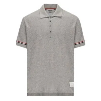 THOM BROWNE THOM BROWNE SHORT SLEEVE COTTON POLO SHIRT