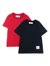 Thom Browne Short-sleeve Jersey T-shirt (pack Of Two) In Blue