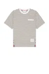 Thom Browne Short Sleeve Pocket Tee