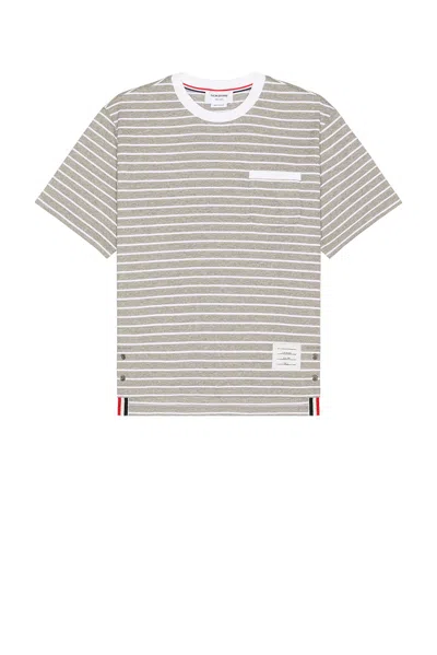 Thom Browne Short Sleeve Pocket Tee