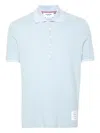 Thom Browne Short-sleeve Polo Shirt In Blue
