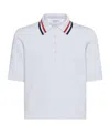 Thom Browne Short Sleeve Polo Shirt In White