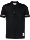 THOM BROWNE POLO WITH RWB BAND