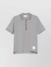 Thom Browne Polo Shirt Cotton Ribbed Collar