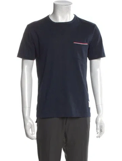 Pre-owned Thom Browne Short Sleeve Shirt In Blue