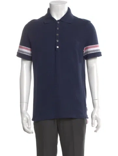Pre-owned Thom Browne Short Sleeve Shirt In Blue