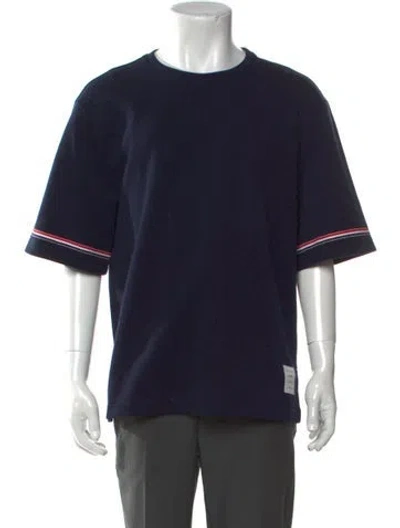 Pre-owned Thom Browne Short Sleeve Shirt In Blue