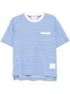 Thom Browne Milano Stripe Short Sleeve Pocket T-shirt