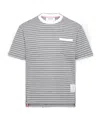 Thom Browne Short-sleeve T-shirt In Gray