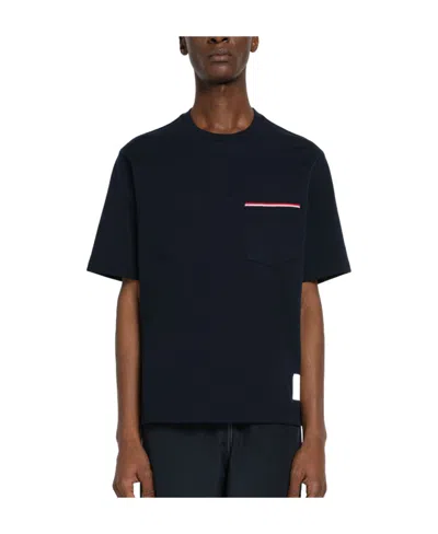 Thom Browne Short-sleeve T-shirt In Black