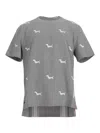 Thom Browne Camiseta - Gris In Gris