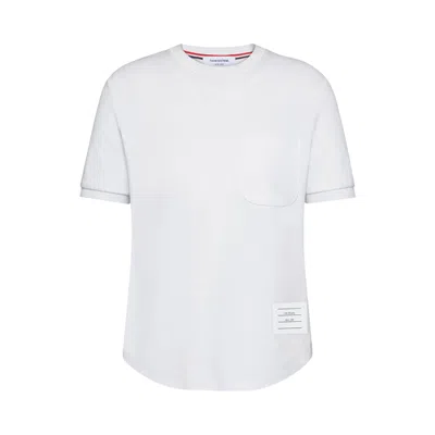 Pre-owned Thom Browne Short-sleeve Tee In Cotton Milano 'white' | Women's Size 40