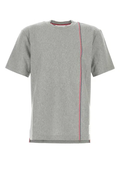 THOM BROWNE THOM BROWNE SHORT SLEEVE TEE IN MED WEIGHT JERSEY W