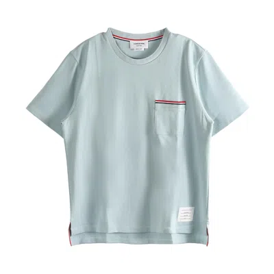 Pre-owned Thom Browne Short-sleeve Tee 'light Blue' | Men's Size 3