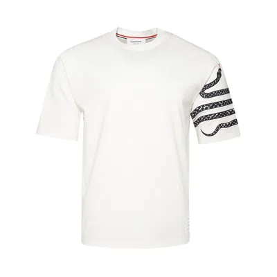 Pre-owned Thom Browne Short Sleeve Tee 'white' | Men's Size 5
