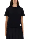 Thom Browne Short-sleeved T-shirt In Black