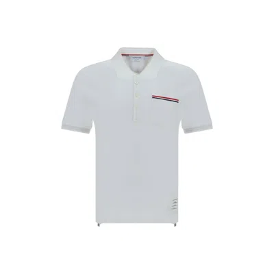THOM BROWNE SHORT SLEEVES POLO SHIRT