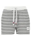 Thom Browne Short Stripes Bermuda And Short In Multicolor