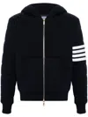 Thom Browne Hooded Virgin Wool Bomber Jacket