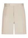 Thom Browne Typewriter Cloth Utility Chino Shorts Khaki In Brown