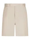 Thom Browne Typewriter Cloth Utility Chino Shorts Khaki