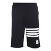Thom Browne Pantaloncini Da Allenamento A 4 Barre In Blue