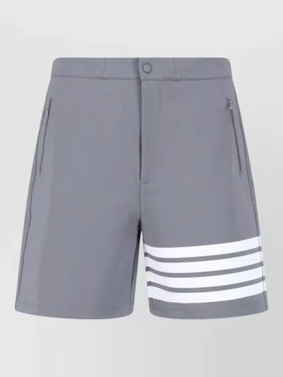 Thom Browne Shorts Elastic Waistband Back And Side Pockets In Multi
