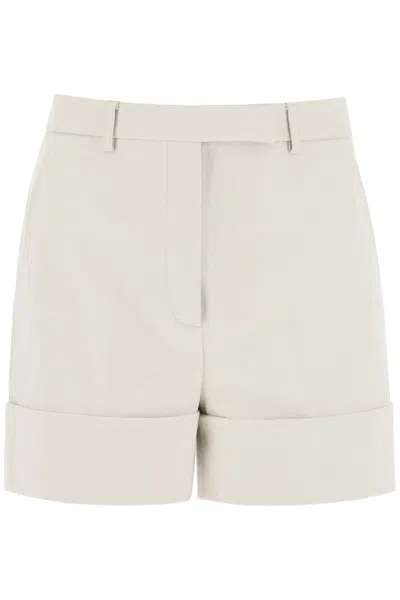 THOM BROWNE SHORTS IN COTTON GABARDINE