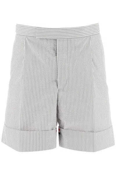 THOM BROWNE THOM BROWNE SHORTS IN SEERSUCKER
