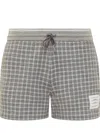 Thom Browne Shorts In Med Grey