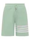Thom Browne Shorts Mit Streifen In Green