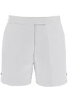THOM BROWNE SHORTS WITH PINCORD MOTIF