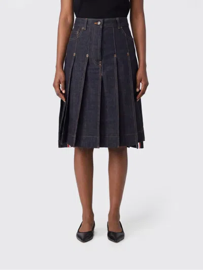 Thom Browne Shorts Woman In Blue