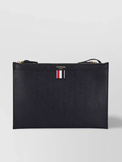 Thom Browne Shoulder Bag With Adjustable Strap And Gold-tone Hardware