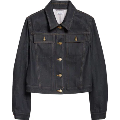 THOM BROWNE THOM BROWNE SHRUNKEN DENIM JACKET