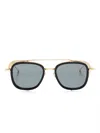 Thom Browne Side-shield Sunglasses In 黑色
